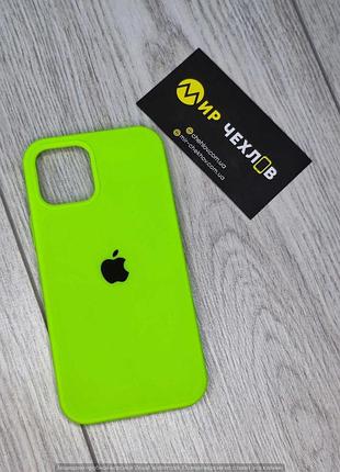 Чохол iphone 12 silicone case full сamera protective bright pink 71669