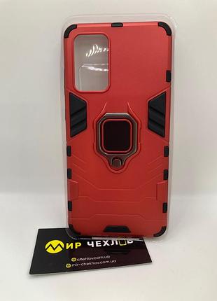 Ударостійкий чохол transformer ring for magnet для samsung galaxy a72 4g / a72 5g (червоний / dante red) 43172