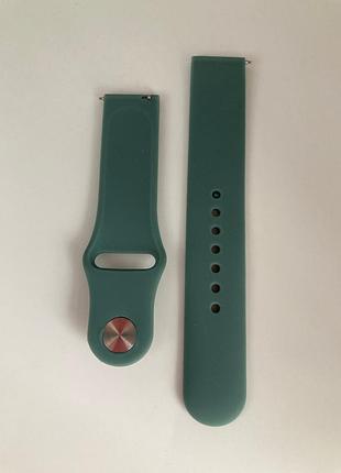 Силиконовый ремешок sport для smart watch 20mm (зеленый / pine green) 68670