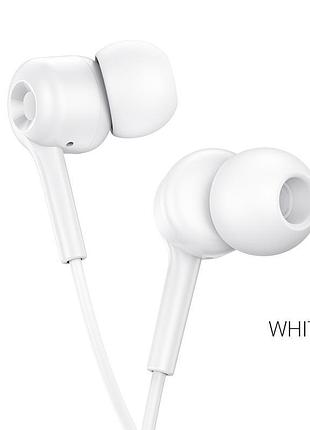 Навушники hoco m82 la musique with microphone (white) 38143 hoco