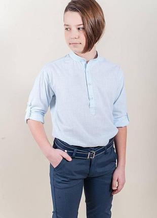 Сорочка голубого кольору для хлопчика (92 см.) zenmoni