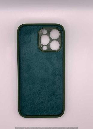 Silicone case slider full camera square side for iphone 13 pro virid 2