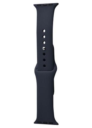 Силіконовий ремінець для apple watch sport band 42 / 44 / 45 / 49 (s/m & m/l) 3pcs (темно-синій / midnight blue) 34825