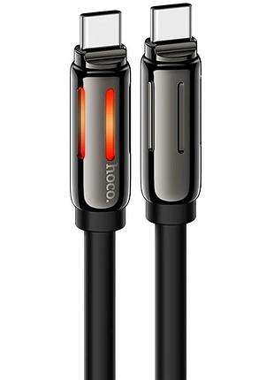 Дата кабель hoco u136 prize type-c to type-c 60w (1.2m) (black) 73953 hoco