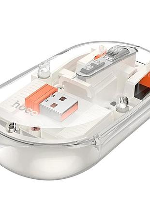 Миша бездротова hoco gm35 general dual-mode silent (white) 00076864 hoco