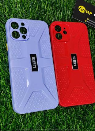 Чохол iphone 12 pro tpu+pc uag purpel