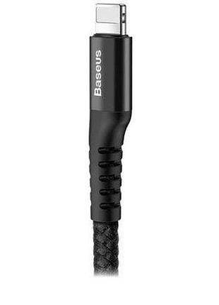 Кабель baseus fish eye spring data lightning 2a (1m) (black) 21722 baseus 2