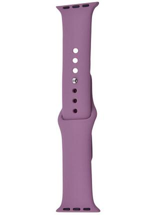 Силіконовий ремінець для apple watch sport band 38 / 40 / 41 (s/m & m/l) 3pcs (ліловий / lilac pride) 32192