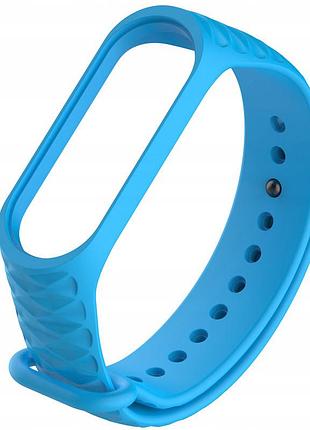 Ремінець rhomb для xiaomi mi band 5 / 6 (блакитний) 39435 39435