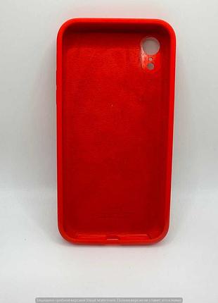 Чохол silicone case square full camera protective (aa) для apple iphone xr (6.1") (червоний / red) 40233 red 40233 2