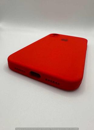 Чохол silicone case square full camera protective (aa) для apple iphone xr (6.1") (червоний / red) 40233 red 40233 3