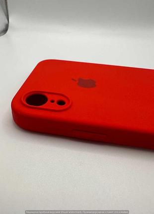 Чохол silicone case square full camera protective (aa) для apple iphone xr (6.1") (червоний / red) 40233 red 40233 4