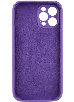 Чохол silicone case full camera protective (aa) для apple iphone 12 pro max (6.7") (фіолетовий / elderberry)* 4