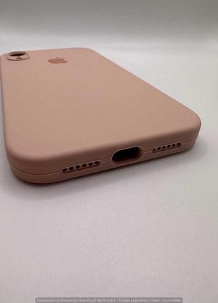 Чохол silicone case square full camera protective (aa) для apple iphone xr (6.1") (рожевий / pink sand) 40233 40233 5
