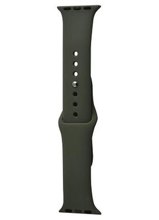 Ремінець apple watch sport band 38/40/41 mm (s/m & m/l) 3pcs (dark olive) 6701 6701