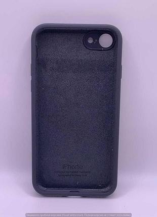 Чехол silicone case square full camera protective (aa) для apple iphone 7/8/se (2020) (4.7") (серый / dark gray) 00040229 2