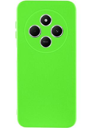 Чохол tpu getman liquid silk full camera для xiaomi redmi 14c (салатовий / neon green) 74073