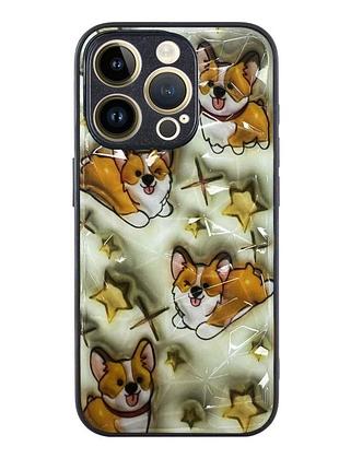Tpu+pc чохол prisma plushie для apple iphone 15 (6.1") (corgi) 76025 76025