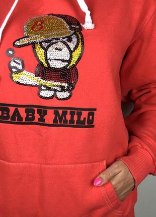 Bape baby milo big logo яскраве і красиве худі купити київ2 фото