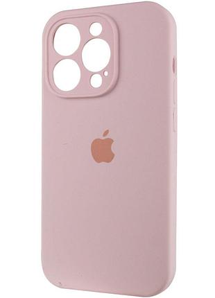 Чохол silicone case full camera protective (aa) для apple iphone 13 pro max (6.7") (рожевий / chalk pink)* 2