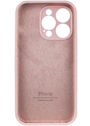 Чохол silicone case full camera protective (aa) для apple iphone 13 pro max (6.7") (рожевий / chalk pink)* 3