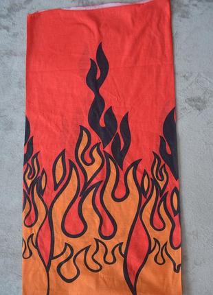 Горловик утеплювач шиї buff баф полумя flame