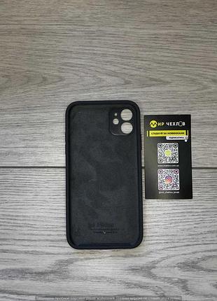 Чохол silicone case square full camera protective (aa) для apple iphone 11 (6.1") (сірий / dark gray) 00040234 2