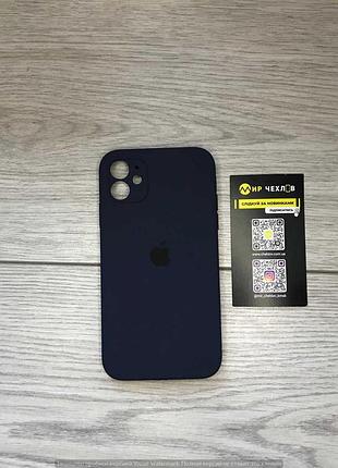 Чохол silicone case square full camera protective (aa) для apple iphone 11 (6.1") (темно-синій / midnight blue) 00040234 3