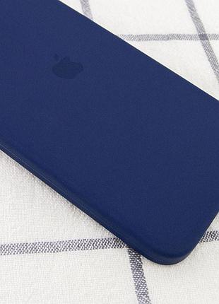 Чохол silicone case square full camera protective (aa) для apple iphone 11 (6.1") (темно-синій / midnight blue) 00040234 4