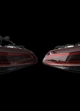 Фонарь задний lh+rh комплект (golf 7.5 style, с лампочками) volkswagen golf 7 (5g0945095, 5g0945096)