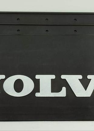Брызговик черный volvo 650х350mm рельефная надпись (цена за 2 шт)