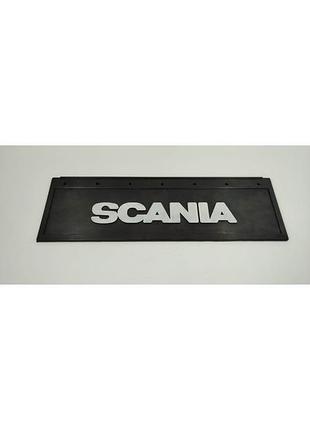 Брызговик передний scania 650х220m рельефная надпись (цена за 2 шт)