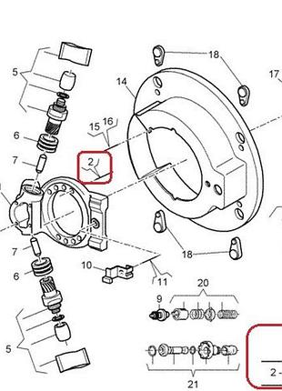 Болт крепления редуктора renault 5010319373