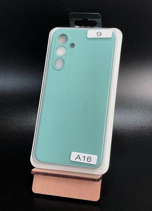 Чехол силиконовый для телефона samsung a16(4g) silicone orig full №9 azure 4you