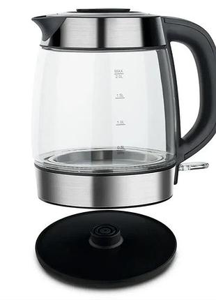 Електричний чайник domotec ms-7946 скляний 1,7л 2200вт di-73