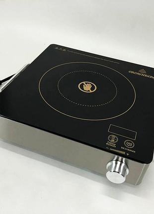 Переносная настольная электроплита crownberg cb-1325, бытовая электроплитка, инфракрасная ui-482 мини плита