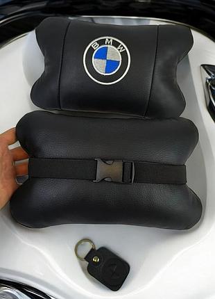 Подушки под голову автомобиль bmw, подушка дорожная для шеи, автомобильная подушка для шеи с лого qf-30