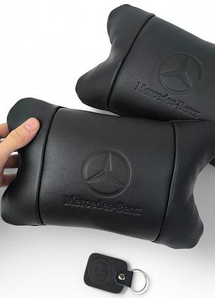 Подушки на подголовник из кожи mercedes-benz, подушка подголовник для путешествий xc-32