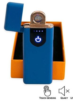 Електроімпульсна usb запальничка з підзарядкою від usb, електронна сенсорна запальничка eb-51