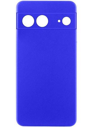 Чехол silicone cover lakshmi full camera (aa) для google pixel 7 синий / iris