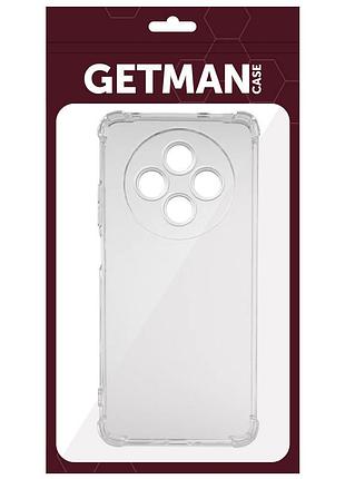 Tpu чехол getman ease logo усиленные углы full camera для oppo reno 12 f 4g/5g бесцветный (прозрачный) 5