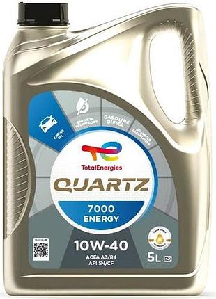 Моторне мастило total quartz 7000 energy 10w-40 (5 л)