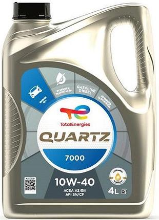 Моторное масло total quartz 7000 10w-40, (4л)