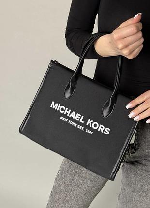 Сумка michael kors, сумка майкл корс, брендовая сумка, модная сумка, офисная сумка, шопер, шоппер черный