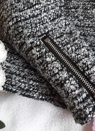 Стильна твідова куртка-косуха/жіноча твідовий косуха жакет h&m