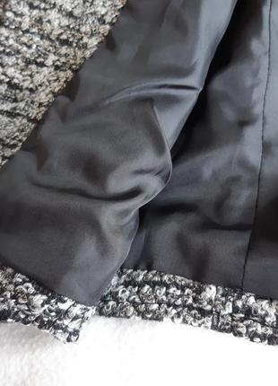 Стильна твідова куртка-косуха/жіноча твідовий косуха жакет h&m