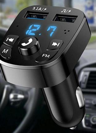 Автомобильный fm модулятор s5 bluetooth 5 0 с usb и microsd mp3 фм трансмиттер с громкой связью и быстрой зарядкой modulur