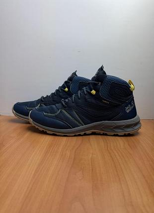 Ботинки jack wolfskin woodland 2 размер 43 оригинал треккинговые мужские джек синие