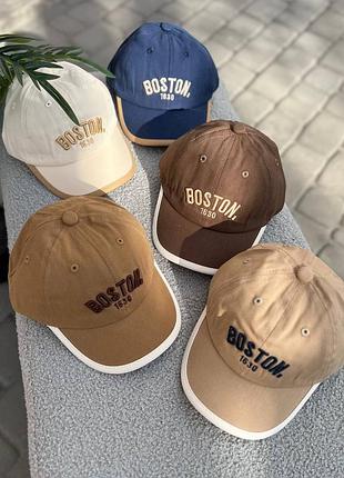 Кепка коттоновая для мальчиков надпись boston