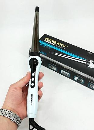 Конусна професійна плойка для локонів gemei gm-403 shop